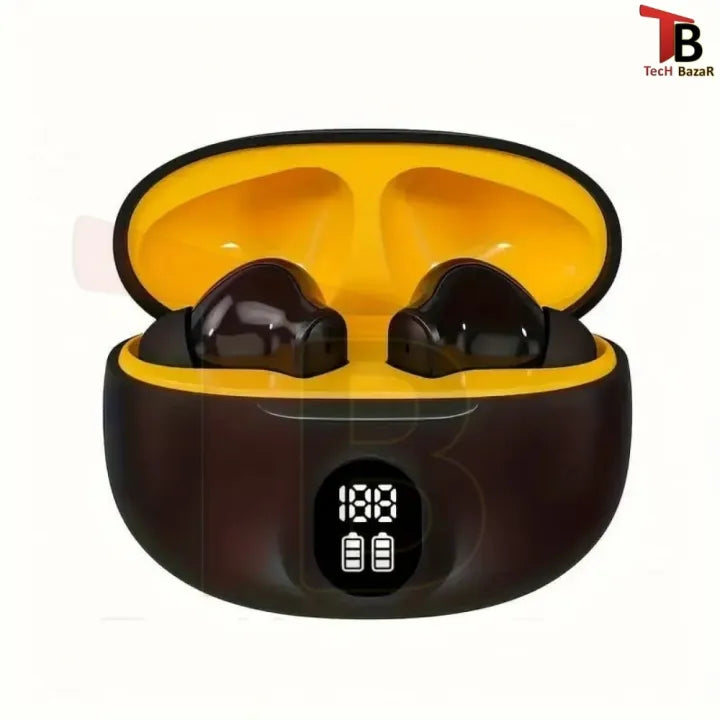 Earbuds - Stereo Bluetooth Earbuds - True Wireless Earphones with Deep Bass, Touch Control & Noise Reduction Mic